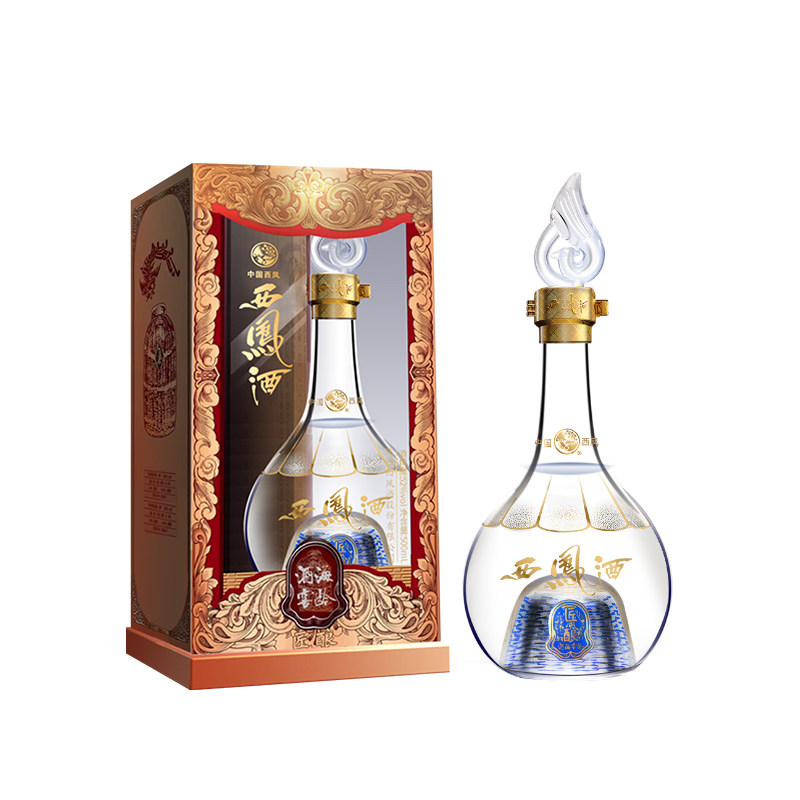 西凤酒旗舰店匠酿52度白酒凤香型纯粮正品陕西婚宴席送礼口粮酒t3