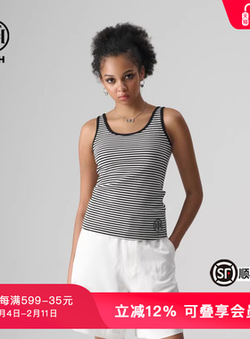 TCH夏季新款烫钻吊带背心个性短款上衣女轻奢系列T72B036010