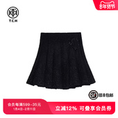 TCH春秋新款 潮牌百搭个性 百褶裙短裙女T72C226017