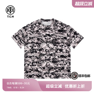 T恤上衣男女同款 TCH轻奢2025夏季 短袖 新款 T72B106207 烫钻个性