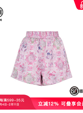 TCH私服烫钻新中式国风休闲气质宽松短裤女夏季新款T75B21E5058