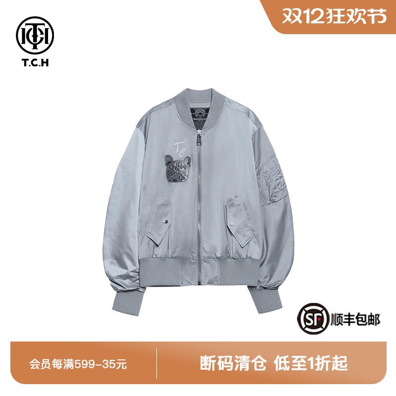 TCH圆领冬季修身轻奢潮牌