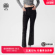 TCH潮牌烫钻高腰显瘦休闲时尚 微喇牛仔裤 女春秋T72C208013