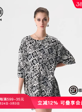 TCH潮牌春春秋新款烫钻个性短袖T恤男女同款T72B106209