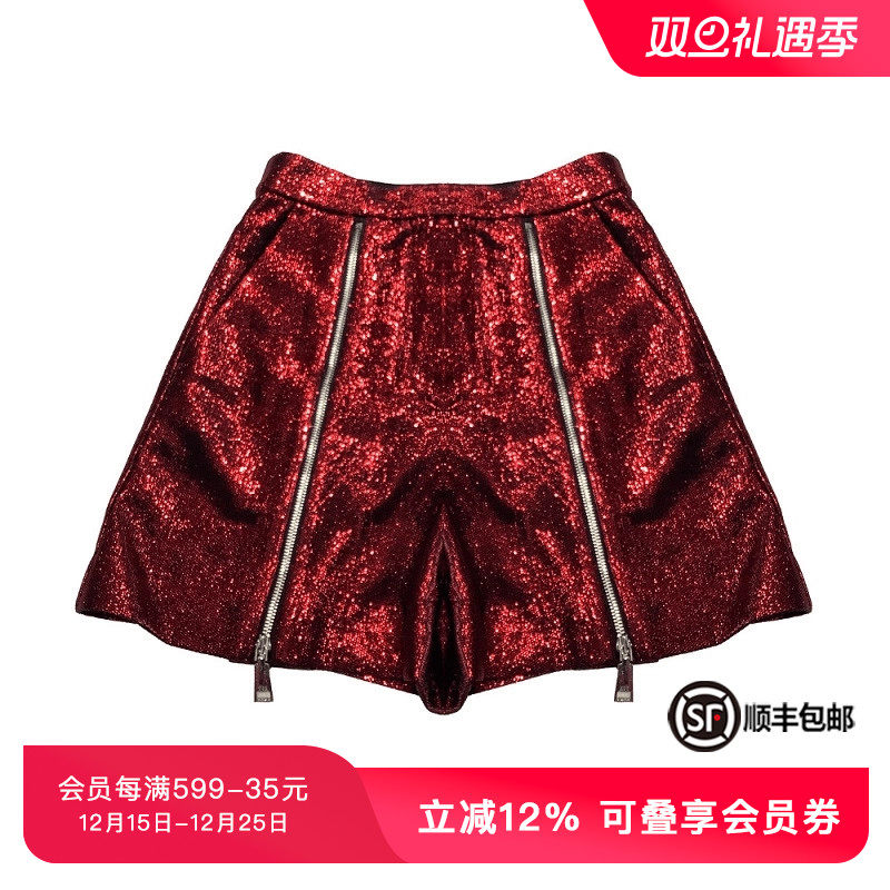 自然腰休闲时尚TCH短裤拉链