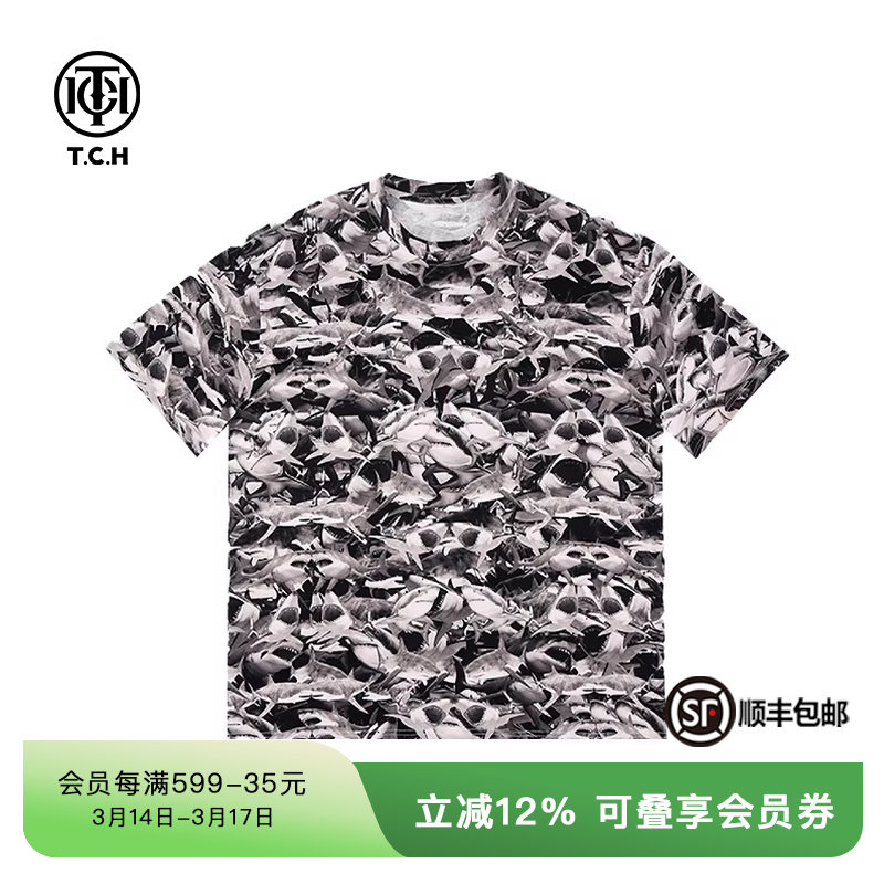 TCH轻奢夏季新款烫钻个性短袖T恤
