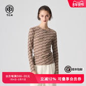 TCH轻奢春秋新款 时尚 休闲T恤轻奢系列T72A026005