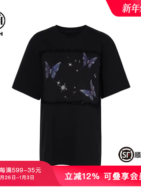 TCH私服烫钻时尚休闲百搭宽松短袖T恤女夏季新款T75C10B1021