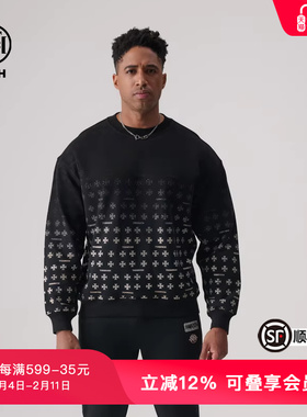 TCH轻奢春春秋款潮流烫钻印花轻奢系列圆领卫衣T72A118005