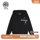 男女同款 TCH潮牌连帽卫衣年春秋新款 烫钻宽松帽衫 T21112C6056