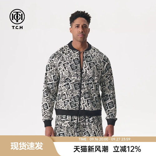 TCH轻奢早秋新款时尚烫钻百搭夹克外套T72A166012