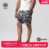 时尚 TCH潮牌烫钻个性 T72B216027 夏季 新款 休闲短裤 男女同款
