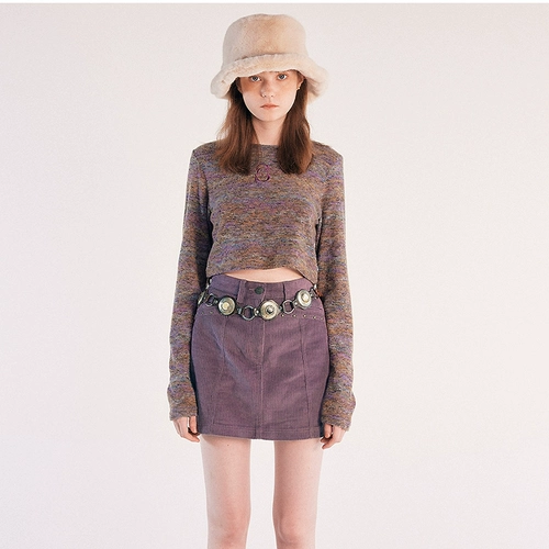 Летняя приталенная ретро вельветовая юбка, официальный продукт