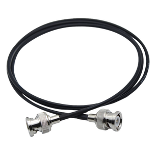 超柔软纯铜BNC公对公RG174/U镀锡铜BNC连接线射频连接头带延长线