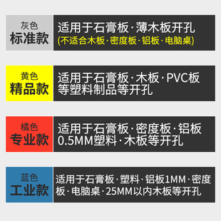 铰链木工开孔器35mm木门装锁木头木板18合页门锁桌面打孔钻头套装