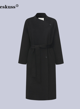 liebeskuss【静奢】高级感双面呢羊毛大衣女26新款轻奢风毛呢外套