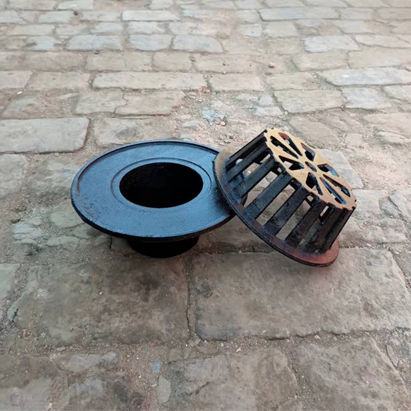 铸铁87型雨水斗i圆形虹吸式落水斗直排重力内插式DN80 100 150地