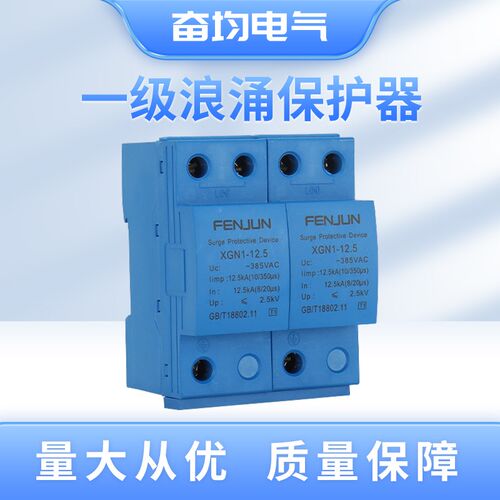 一级防雷浪涌保护器T1/220V家用工业级电涌避雷器40KA60KA100KA