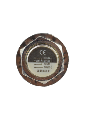 双向霍尔开关NPN常开型四线磁性开关M18正反转计数传感器接近开关