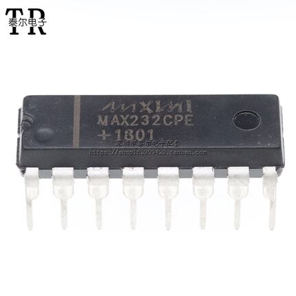 直插 MAX232CPE/MAX232EPE RS-232接口IC DIP-16