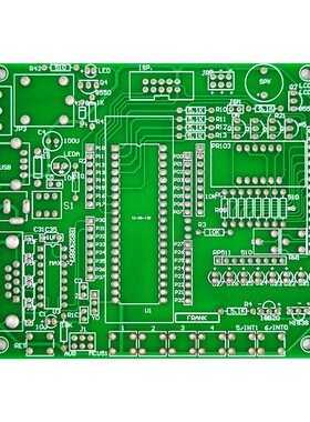 51/AVR兼容单片机学习板电子实验板开发板焊接套件散件TJ-56-139