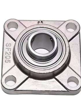 不锈钢外球面方形带座轴承SUCF204 205 206 207 UCF208 209 21012