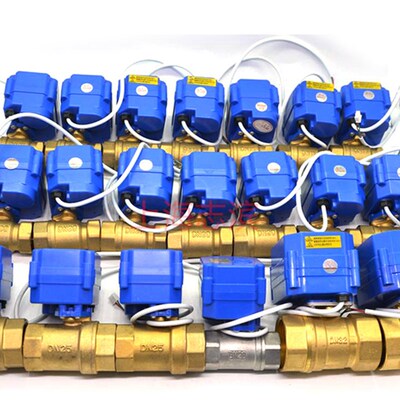 cwx-60p微型电动阀门 电动二通球阀1.2寸 DN32 常闭电磁阀12V24V