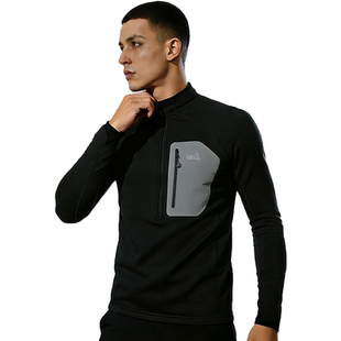 VoirLaMontagne见山男B3半拉链套头保暖抓绒衣3.0排汗透气抗静电