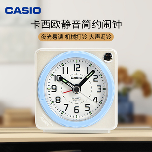 闹钟儿童学生创意夜光迷你自然唤醒小闹钟床头 卡西欧 CASIO