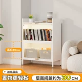 Книжный шкаф для домашнего стального швейного швейного швейца с дверной пылью -защитный шкаф для хранения детского посадки