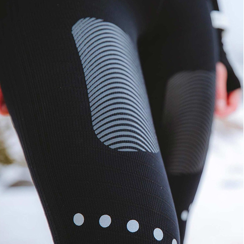 压缩保暖透气速干长裤羊毛女紧身