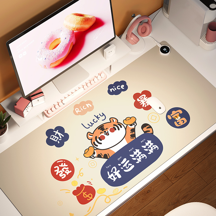 电发热办公室书桌面超大冬天写字