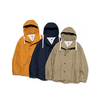 日系防风防水宽松连帽冲锋衣秋冬男女款薄款M51外套