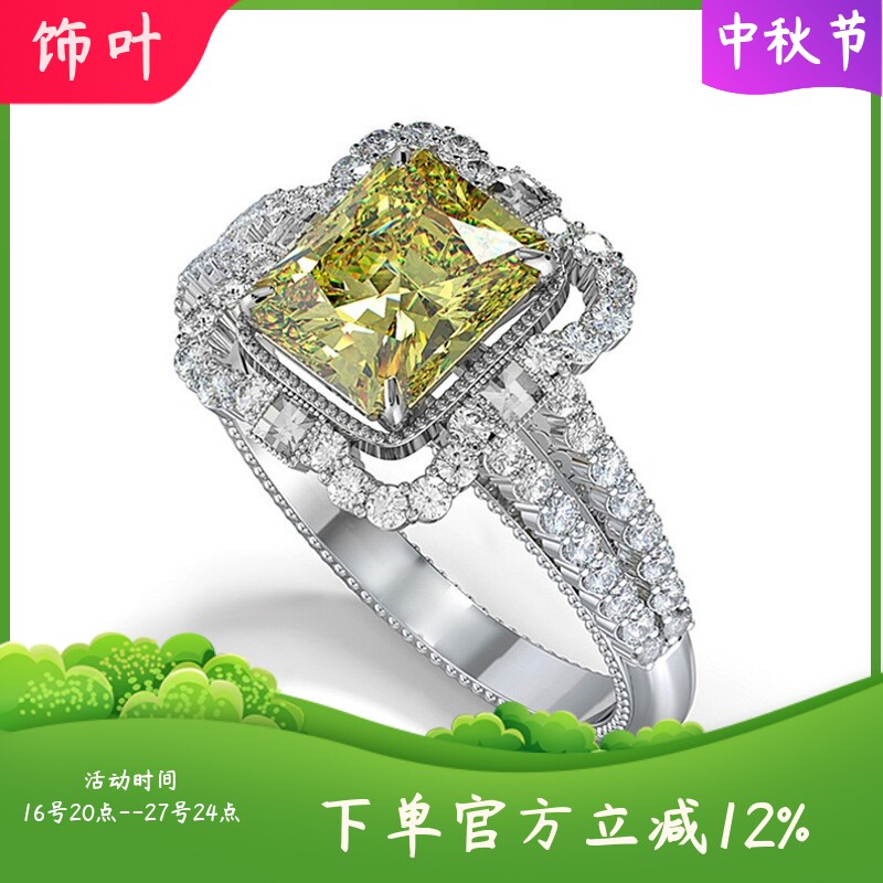 新款热卖经典时尚镂空女王锆钻戒指跨境欧美首饰