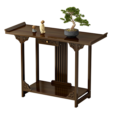 新中式香案供桌轻奢现代实木