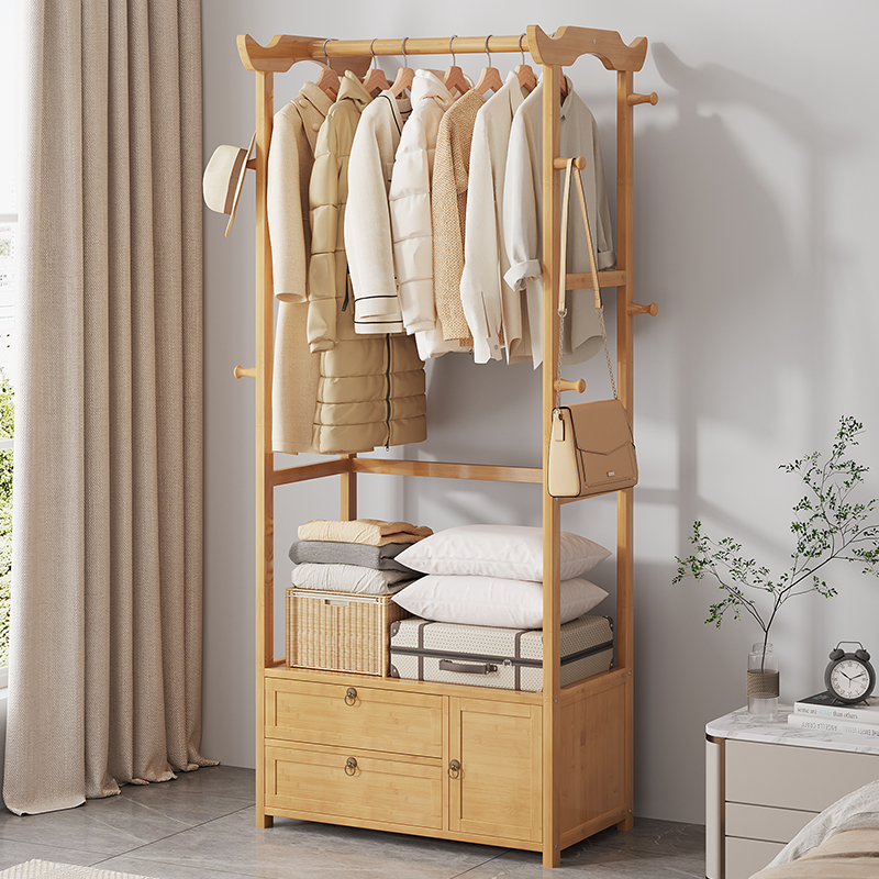 挂衣架卧室落地家用网红小型架子