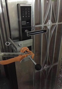 铁索 木门锁钻头开孔机开槽器 装锁木工掏锁孔安装工具套装