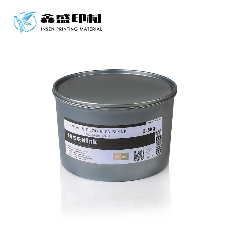 现货供应胶印印纸 符合FDA认证符合多环芳径食品级油墨2.5kg图片