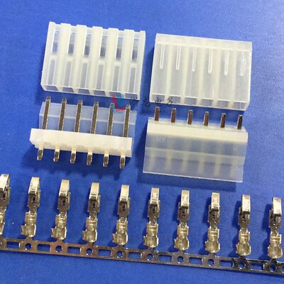 3.96-6Y胶壳A3961-6P插头 CH3.96条形连接器2139端子 1000只/包