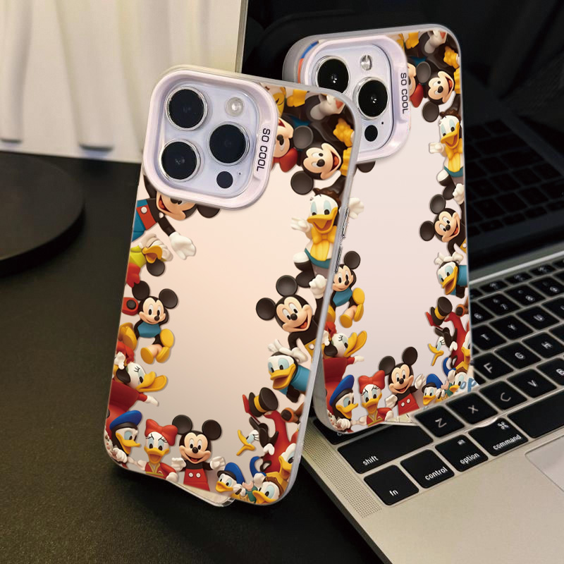 米奇米妮适用苹果15promax手机壳新款iphone14高级感13pro迪士尼12可爱11潮流8plus卡通7动漫x男女16保护xr