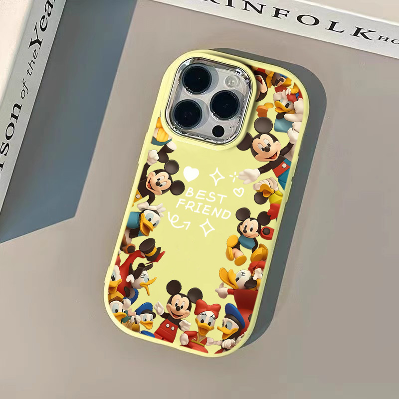 适用于苹果X手机壳13MINI独特iPhoneSE2围观米奇米妮13PROMAX独特13PRO情侣16PROMAX防摔XSMAX