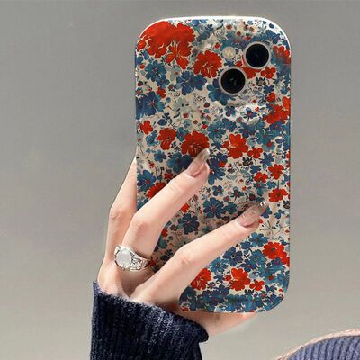 满屏花花苹果11/16Pro治愈12/13MINI法式14/15Promax超好看XSmax手机壳8P