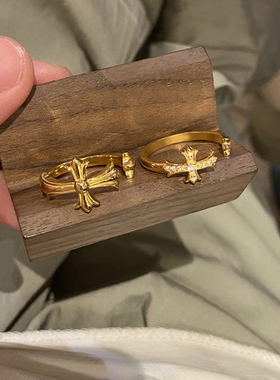 中古十字架戒指女2025年新款