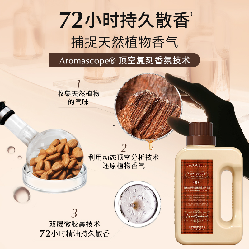 【活动已结束】绽家繁花香氛洗衣液除菌除螨留香1L