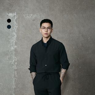 2色机能衬衫 ｜抗皱速干超轻150g科技混纺上衣男春夏通勤百搭合体