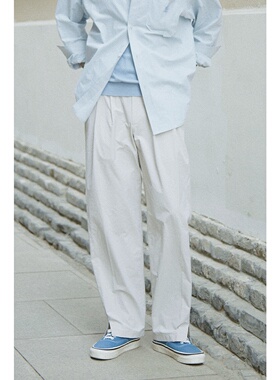 3色双褶开叉萝卜裤 | 轻薄中高腰直筒长裤日产抗皱速干Trig.Co