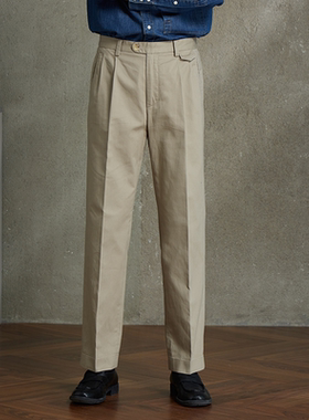 2色chino休闲裤|日本进口贡缎棉微锥长裤男斜纹松紧亲肤百搭显瘦