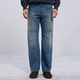 ｜14oz日本制面料直筒水洗牛仔裤 工装 双膝伐木裤 男合身街头显高