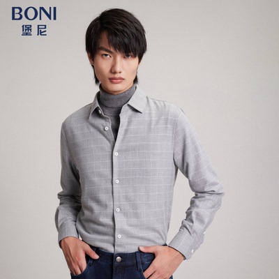 商务长袖男士衬衫BONI/堡尼