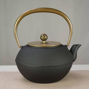 简约家用养生铸铁壶烧水泡茶壶电陶炉茶杯茶具套装 饰 新中式 摆件装